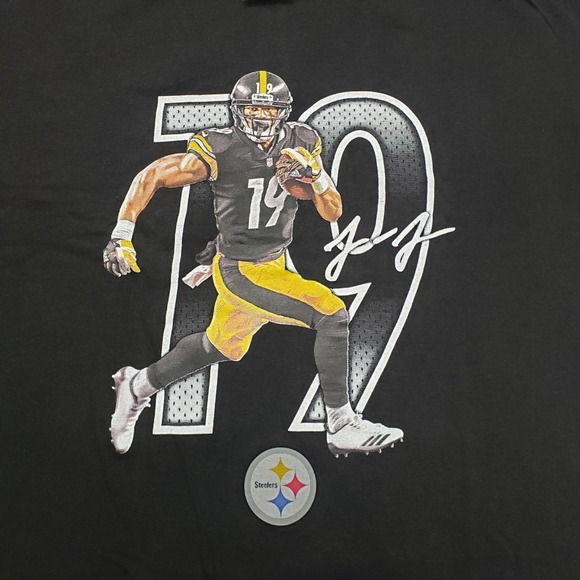 Fanatics Other - Pittsburg Steelers Shirt Youth XL Black Fanatics #19 Short Sleeve